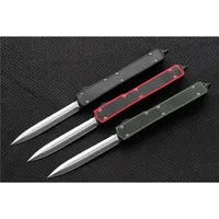 MIKER II Tactical Knife D2 Double Edge Satin Finish Blade Carbon Fiber Handle Hunting EDC Pocket Survival Knives2990