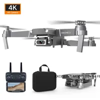 E68 4K HD Camera WIFI FPV Mini Beginner Drone& Boy Toy Simulators Track Flight Adjustable Speed Altitude Hold Gesture Po Q260K