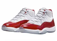 Jumpman 11 Cherry CT8012-116 Basketball Shoes Mens XI 11s White Varsity Red Outdoor Sports Sneakers With Size US5.5-13