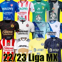 22/23 Liga MX Soccer Jerseys Necaxa Puebla Club America Tigers Uanl Leon Tijuana Pachuca Football Shirt 2022 2023 F. Vinas Henry G. Ochoa Rodriguez Giovani Uniformer