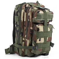 whole-Men Women Outdoor Military Army Tactical Backpack Trekking Sport Travel Rucksacks Camping Hiking Trekking Camouflage Bag275P