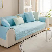 Pokrywa krzesełka Letnia Tkanina fajna sofa pokrywa jasna kolor bez poślizgu nowoczesny minimalistyczny tylny ręcznik Pełny pyłu bez opadania