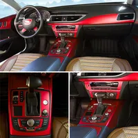 W przypadku Audi A7 2011-2018 Self kleze samochodowe naklejki 3D 5D Winylowe samochody i naklejki