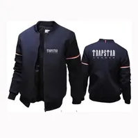 Trapstar London Erkek Dövüş Ceketler Uzun Kollu Silm Fit Harajuku Streetwears Fermuar Hoodies Hardigan Palto