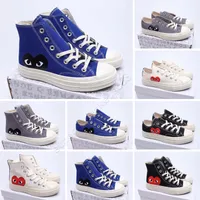 All Starsds Shoe CDG Canvas spielen Liebe with Eyes Heart