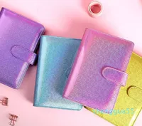 2023 Notebook PU Leather Cover Notepads A6 Budget Binder Business Planner Work Agenda Macaron Candy Color