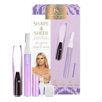Jessica Simpson Shaped and Sheered LED Tweezer and Eyebrow Trimmer for Hair Removal