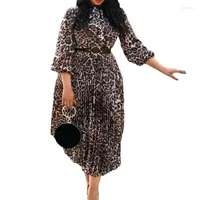 Abbigliamento etnico Spring Autumn Africa Africa for Women Fashion Dashiki Print Ruffles Vestitido 2023 Arrivo Arrivo Elegante festa