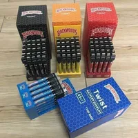 Backwoods E-cigarette Kits 1100mAh Twist VV Preheat Battery Cartoon Printing Vape Pen 3.3V-4.8V 25Pcs A Display Box with Usb Charger 510 thread Thick Oil Vaporizer