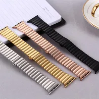 Luxury 316L LANGLEST Steel Butterfly Band Band for Apple Watch Band 38mm 40mm 42mm 44mm Mold Strap for Iwatch Band Series 1 2 3 4 5288i