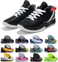 2023 Top High Basketball Shoeskids Black Mamba 6 VI Mambacita Men Women Shoes Store 2021 Proto Grinch 6s de haute qualité
