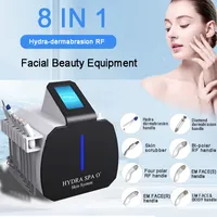 8 IN 1 Hydrodermabrasion Beauty Equipment Blackheads Removal RF Face SPA EM Therapy Desktop Machine