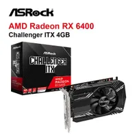 Asrock New Radeon RX 6400 RX6400 4GB GDDR6 Tarjetas de video de 64 bits AMD GPU Soporte de tarjeta gráfica AMD CPU Placa de video Video