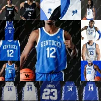 Özel Basketbol Formaları Kentucky Wildcats Jersey Oscar Tshiebwe Chris Livingston Sahvir Wheeler Adou Thi