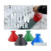 Magnetic Window Cleaners Car Windshield Tool Cone Shaped Outdoor Round Funnel Remover Snow Tools Cleaning Tools1 Drop Delivery Home Dhfny
