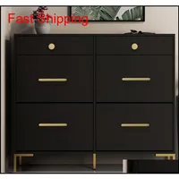 Modern Solid Brass Kitchen Cabinet Knobs And Handles Gold Drawer Dresser Pulls Cupboard Ward qylild dh 2010252W
