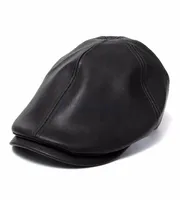Wholemens ivy cap faux cuir bunnet newnet beret chauve gatsby plate golf hat279o4551819