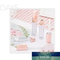 Fashion Lipgloss Plastic Bottle Containers Empty Rose Gold Lip gloss Tube Eyeliner Eyelash Container 5ml