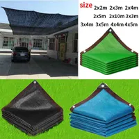 Outdoor Awning HDPE UV Protection 70-85% Rate Car Pergola Garage Solar Shade Mesh Black 3x4m 3x5m 4x5m 0106