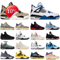 2023 Top OG2022 billigare 4s Red Thunder Basketball Shoes Jumpman 4 University Blue White Oreo Sail Black Cat Green Metallic Bred Mens Trainers Sport Sneakers