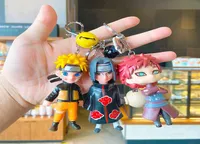 Keychains Naruto Handgjorda nyckelbiltillbehör Sasuke Pendant Cartoon Doll1699587