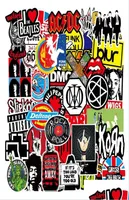 Car Stickers 100PcsLot Retro Band Rock Sticker Music Graffiti Jdm Stickers To Diy Guitar Motorcycle Laptop Lage Skateboard Car Sn3689377