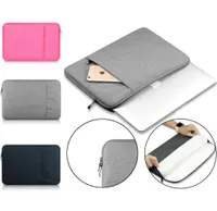 Laptop Cases Mouw 11 12 13 15 inch voor MacBook Air Pro 129quot iPad Soft Case Cover Bag Apple Samsung Notebook6345952