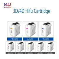 HIFU Ultraschallmaschine 3D 4D -Kopfpatronen f￼r Facelift -Wandlerpatrone f￼r Zuhause und Salon250Q