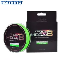 Whole-KastKing 300Yds 274M 0 14-0 45mm 8 Strands PE Braided Fishing Line Multifilament Fishing Line Green 20-80LB Saltwater Fish Wire221b