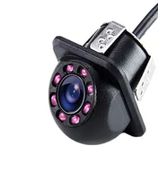 Car Rear View Camera 4 LED Night Vision Reversing Auto Parking Monitor CCD Waterproof 170 Degree HD Video5632333