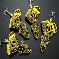 20pc Lot Fishing Lure Plastic Crankbaits Frog Lures Floating Soft Tackle Baits 12 2g Yellow New241I