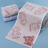 100% katoenen hand gezicht handdoek voor kinderen chidren baby cartoon zacht washandje 25x50 cm 4 stuks