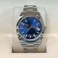 Mens de super qualidade relógios de 41 mm de movimento mecânico automático de aço inoxidável Banda de relógio Homem assiste Sapphire Glass Wristwatches