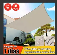 Sun Shelter Sunshade Protection Outdoor Canopy Garden Patio Pool Sail Awning Camping Shade Cloth Large 0106