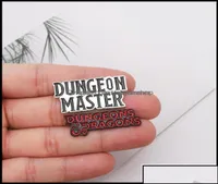 Cartoon Associors Products Baby Kids Baby DND Dungeon Master and Dragon Monamel Pin Pin Custom Brooch Bag Clothes Lapel D20584402