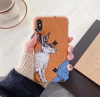 M Design Rabbit Phone Case for iPhone 12 12pro 11 11pro X Xs Max Xr 8 7 6 6s Plus Leather Skin Cover Shell for iPhoneX 7plus 8plus1037785