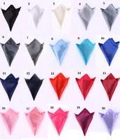 Fashion Mens formal wear suits pocket handkerchief solid color square handkerchiefs Solid Color 200 Pieces Optional Multitypes DH2725735