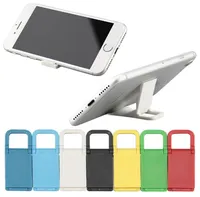 S Universele vouwstoelstijl mobiele telefoonhouder Mini Desk Station Plastic Stand Holder voor iPhone Samsung Huawei 500pcslot5503544