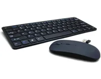 Keypad de teclado y rat￳n inal￡mbrico de 24 g ultraslim para PC Accesorios para computadora port￡til Tecillos negros W285743441