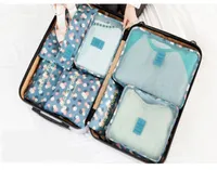 Travel bag 7 sets of luggage packing finishing bag shoes underwear makeup bags9760101