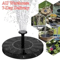 Shade Floating Solar Panel Powered Fountain Water Pump Pond Pool Garden Decoration 0106