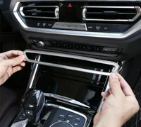 Auto styling centrum console volume frame decoratie cover trim sticker voor BMW 3 -serie G20 G28 2020 interieur accessoires4149358