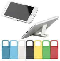 S Universele vouwstoelstijl mobiele telefoonhouder Mini Desk Station Plastic Stand Holder voor iPhone Samsung Huawei 500pcslot2111113