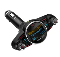 Wireless FM Transmitter Aux Output In Car Bluetooth Hands Kit Car MP3 Player 5V 31A Dual USB Charger Support TF Card Udisk1201543