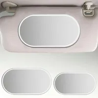 Interior Accessories Car Sun Visor Vanity Mirror Makeup Rear View Sun-Shading Cosmetic Universal For Truck SUV Window Bathrooms