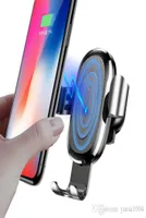 Car Mount Qi Wireless Charger For iPhone X 8 Plus Quick Charge Fast Wireless Charging Car Holder Stand For Samsung S9 S84773992