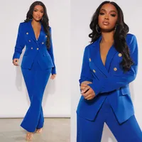 Spring Women Pants Suits Slim Fit Celebrity Wide Leg Outfits Evening Party Mother of the Bride Wedding Formal 2 Pieces