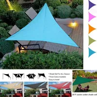 NEW 3M Waterproof Triangular UV Shelter Sunshade Canopy Garden Patio Pool Shade Sail Awning Camping Picnic Te 0106