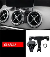 Car Air Vent Power Socket Mount Rotating Mobile Phone Holder for GLA GLC CLA C Class CClass Aluminum Alloy Stand16986586