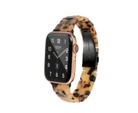 Apple Watchシリーズ1 2 3 4 5 6 7 SE IWATCH 42MM 44MM8527410用ファッションカメ類シェルリストスポーツバンドストラップブレスレット
